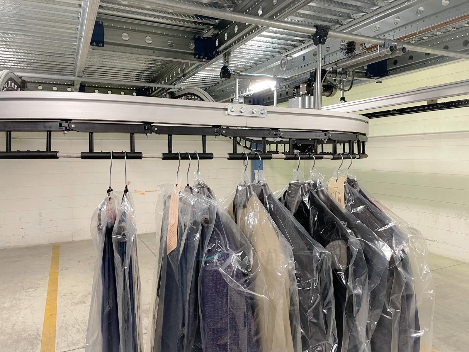 Tecnologia Mhart per Trasporto Continuo, Sorter e Linee Garment on Hanger