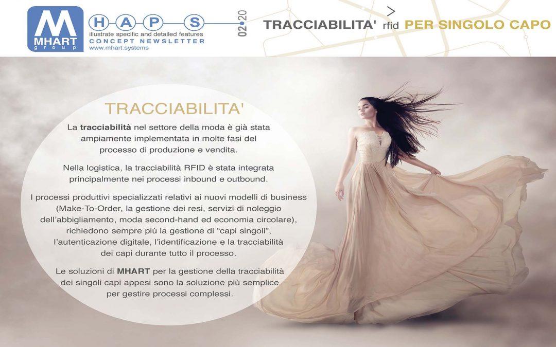 Mhart Mhaps tracciabilità RFID per singolo capo