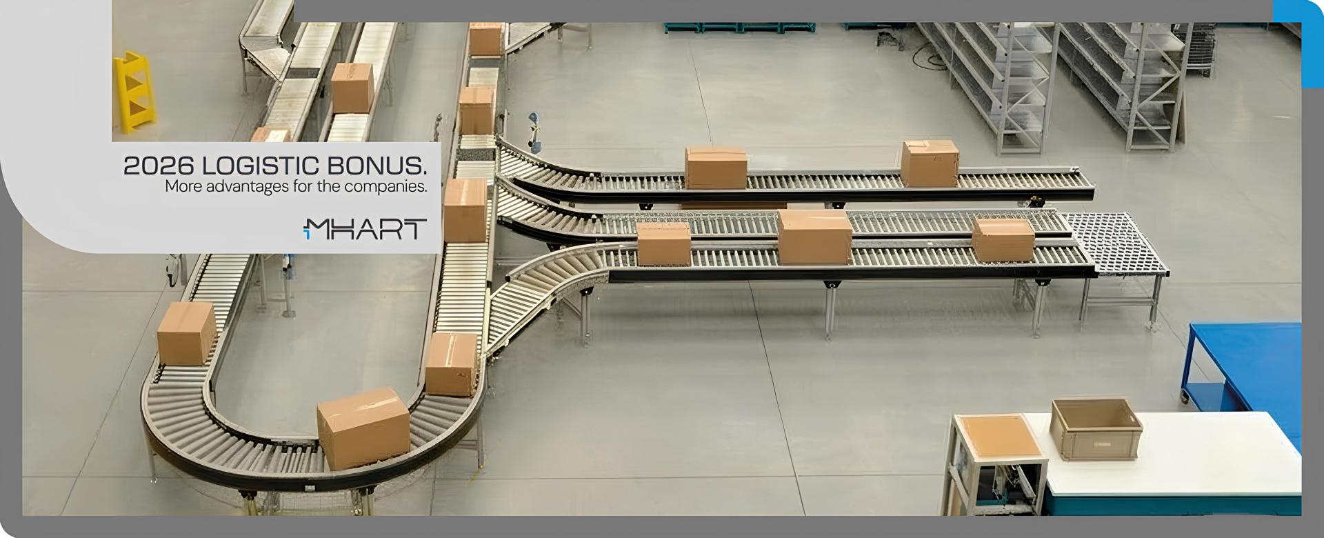 Descubre con MHART cómo el Bono Logística 2026 puede transformar tu cadena de suministro: incentivos fiscales de hasta 180% para automatización, robótica y software logístico.
