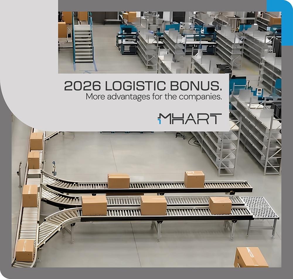 With MHART, invest in the warehouse of the future: leverage the 2026 Logistics Bonus to turn automation into a competitive edge.